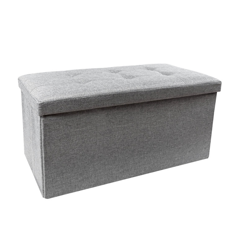 Ebern Designs Koven Upholstered Flip Top Storage Bench Wayfair